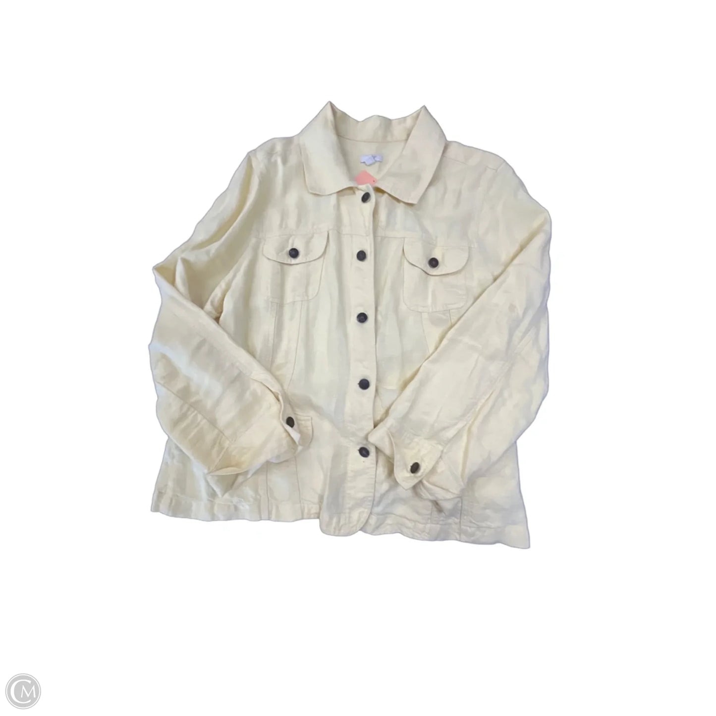 Jacket Other By J. Jill In Yellow, Size: Xl
