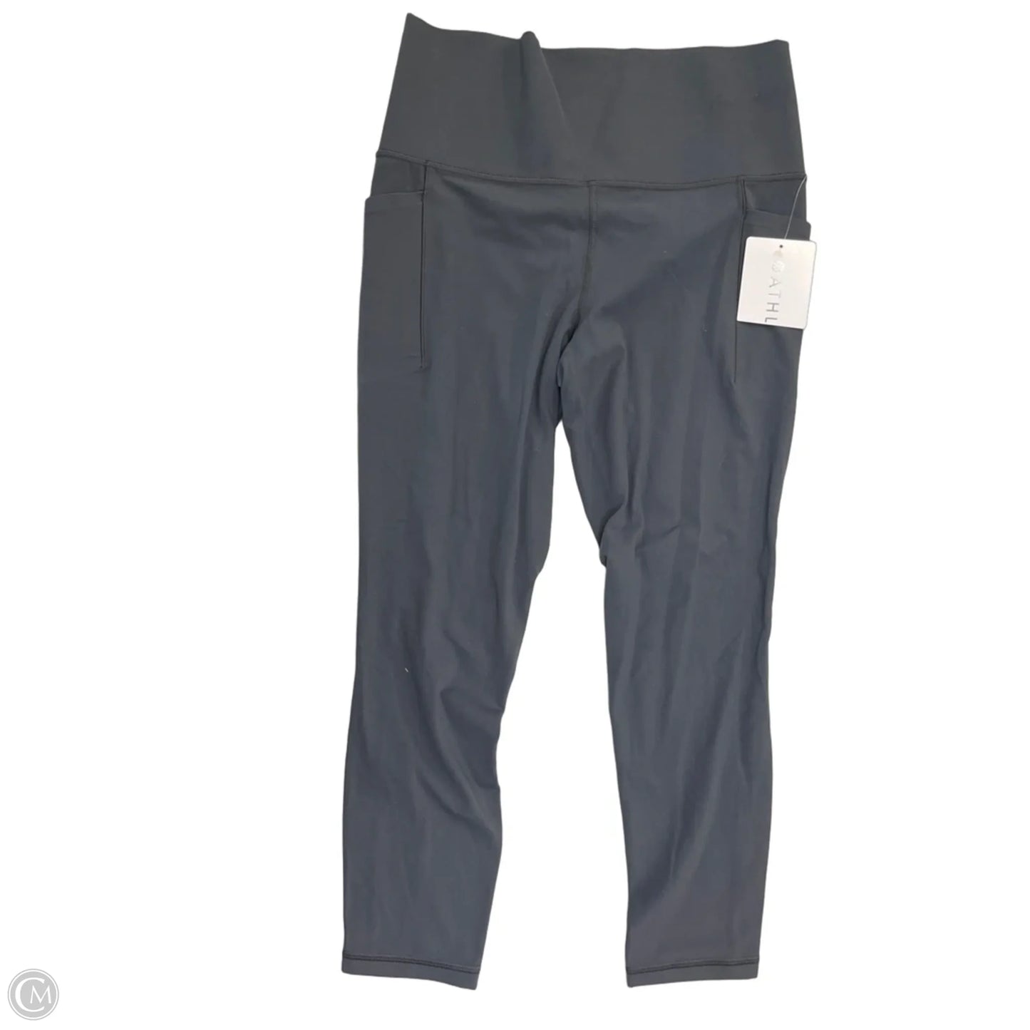 Athletic Leggings By Athleta In Grey, Size: M