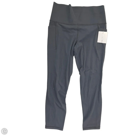 Athletic Leggings By Athleta In Grey, Size: M