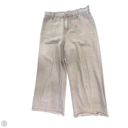 Jeans Wide Leg By Sincerely Jules In Tan Denim, Size: 6