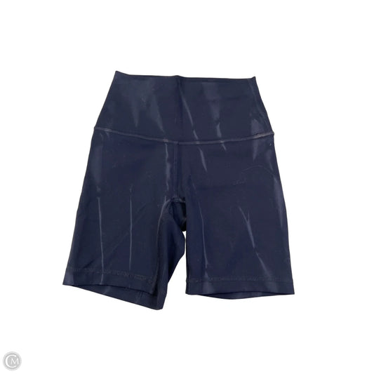 Athletic Shorts By Lululemon In Navy, Size: Xs