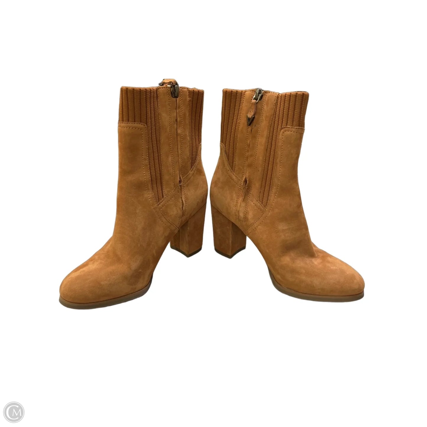 Boots Ankle Heels By Vionic In Tan, Size: 7