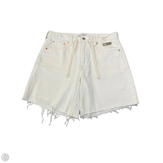Shorts By Gap In White Denim, Size: S
