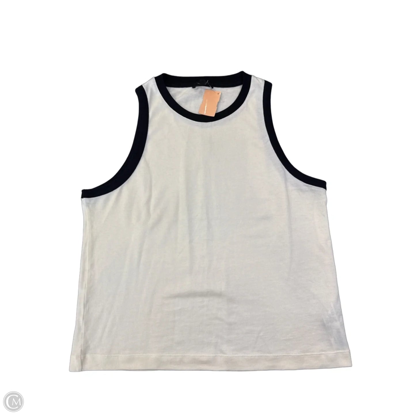 Tank Top By Massimo Dutti In Ivory, Size: Xl