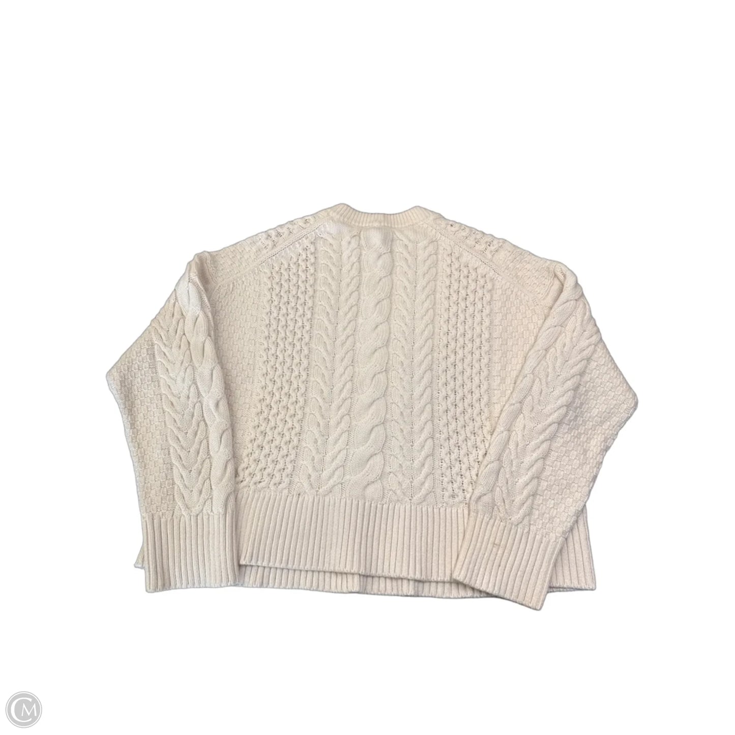Sweater By Everlane In Ivory, Size: L
