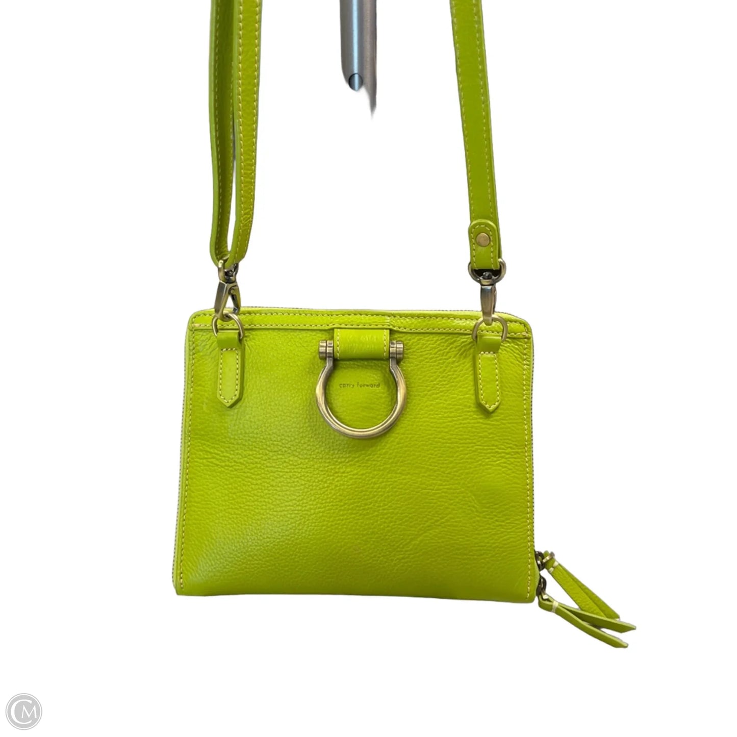 Crossbody Leather By Cma, Size: Medium