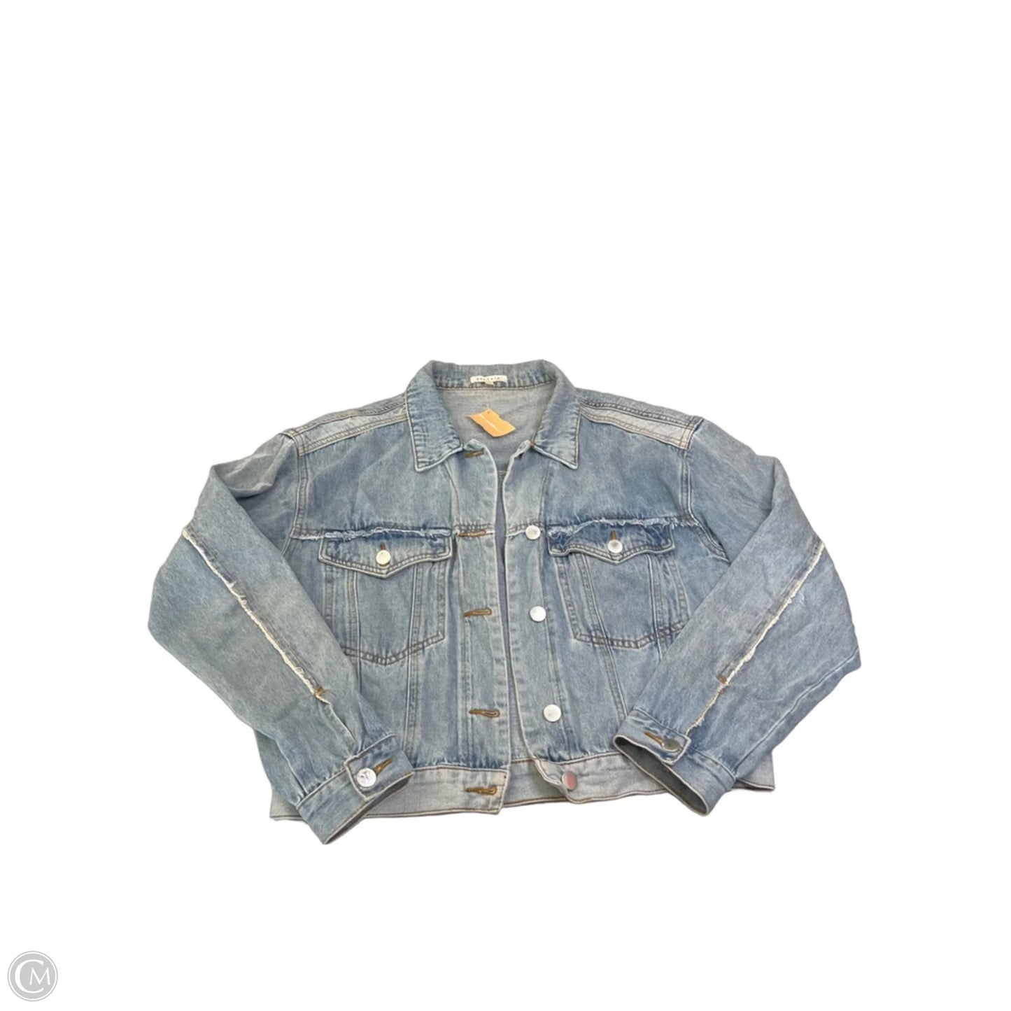 Jacket Denim By Baevely In Blue Denim, Size: S