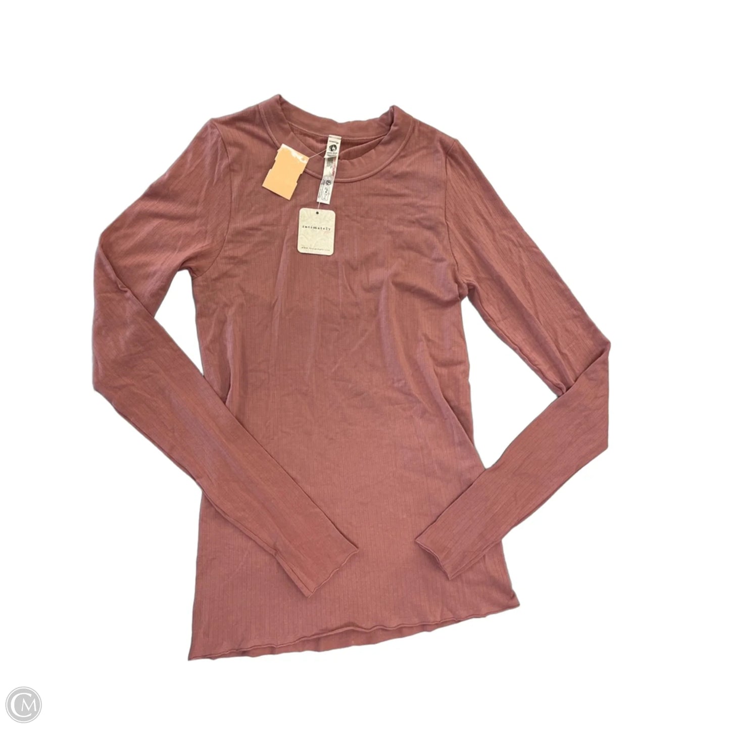 Top Long Sleeve By Free People In Mauve, Size: S