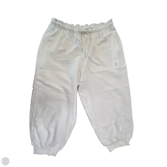 Pants Cropped By Free People In White, Size: Xl