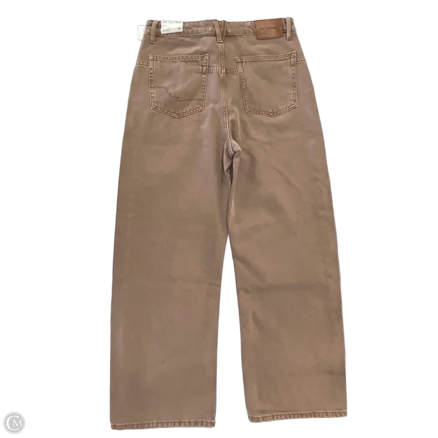 Jeans Boyfriend By We The Free In Brown Denim, Size: 6l