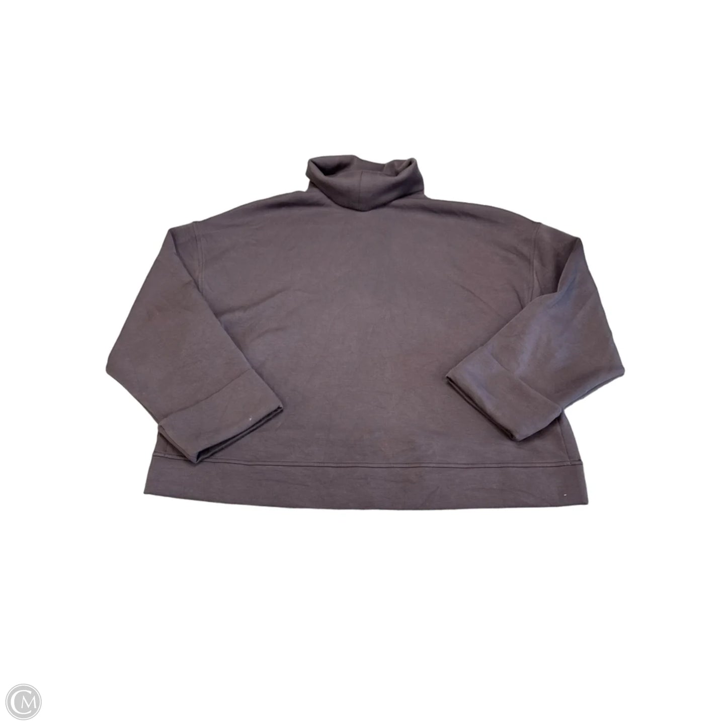 Top Long Sleeve By Spanx In Grey, Size: 1x