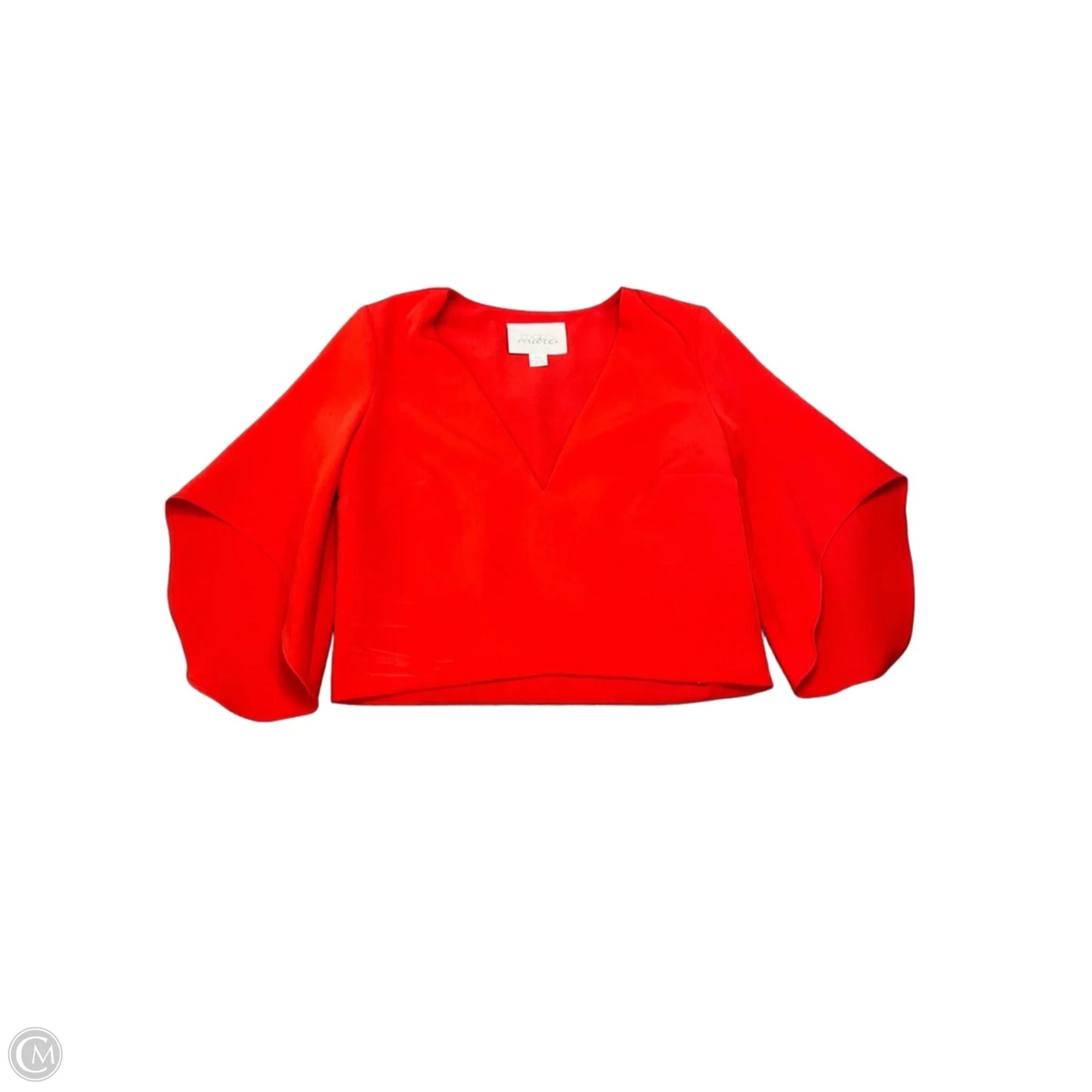 Top 3/4 Sleeve By Mare Mare In Red, Size: Xxs