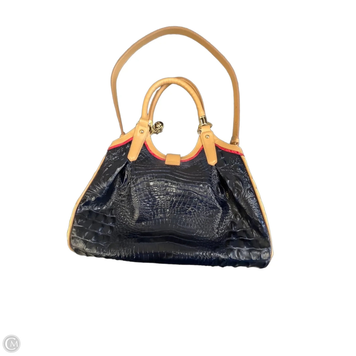 Handbag Designer By Brahmin, Size: Large