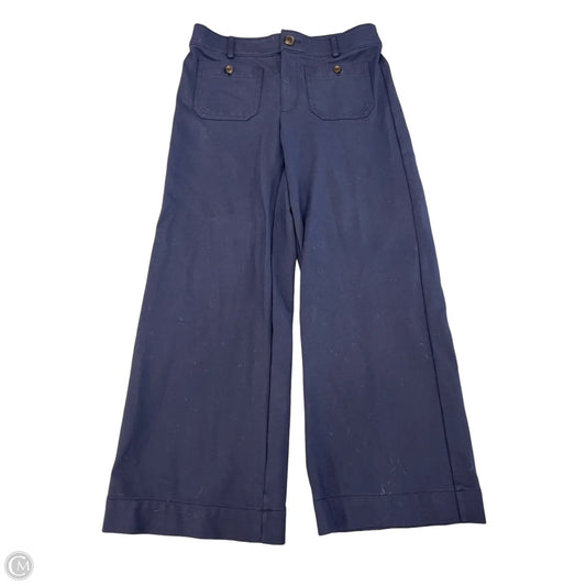 Pants Wide Leg By Loft In Navy, Size: Mp
