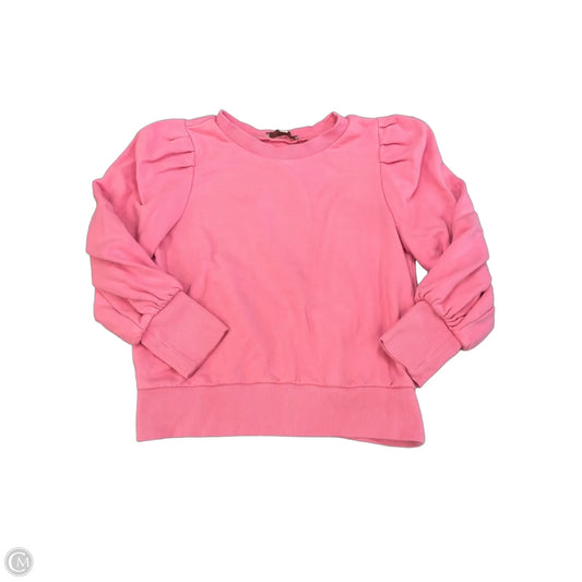 Top 3/4 Sleeve By Loft In Pink, Size: L