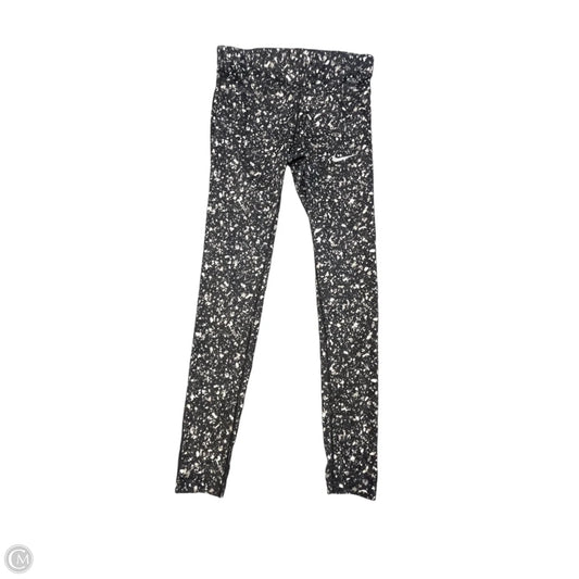Athletic Leggings By Nike In Grey, Size: S