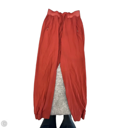 Athletic Pants By Lululemon In Orange, Size: S