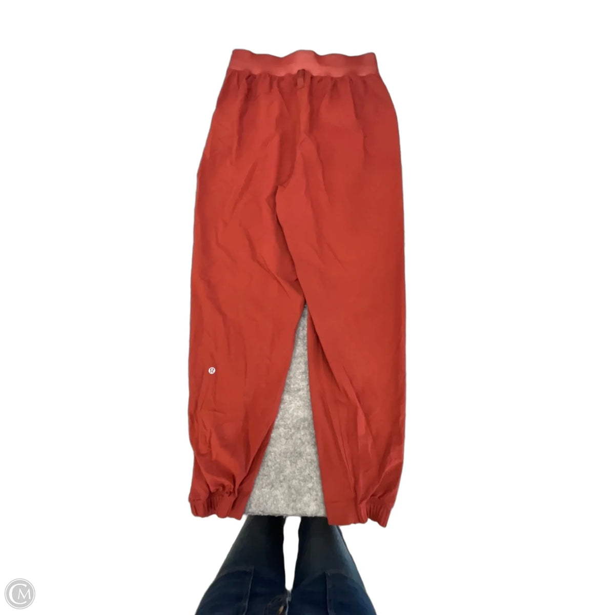 Athletic Pants By Lululemon In Orange, Size: S