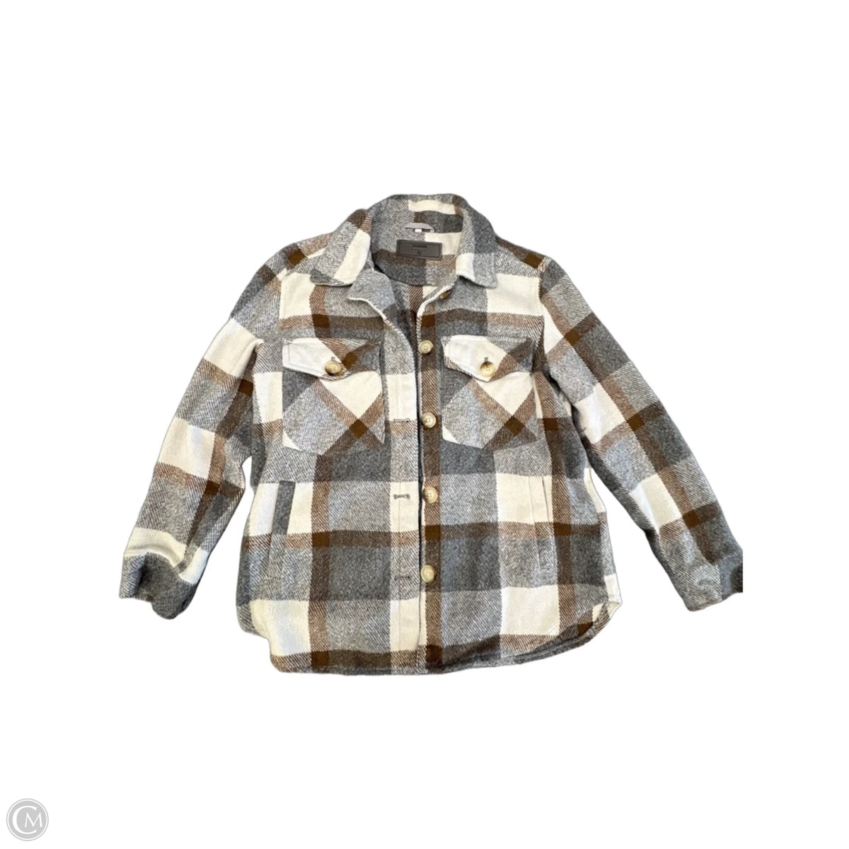 Jacket Shirt By Blanknyc In Plaid Pattern, Size: Xs