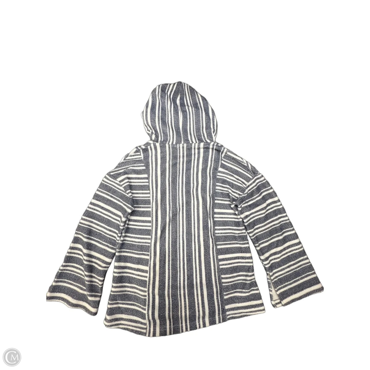 Sweatshirt Hoodie By Roxy In Striped Pattern, Size: S
