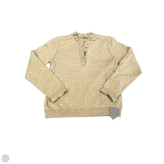 Top Long Sleeve By Wit & Wisdom In Taupe, Size: M