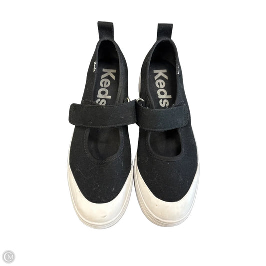Shoes Heels Platform By Keds In Black & White, Size: 6.5