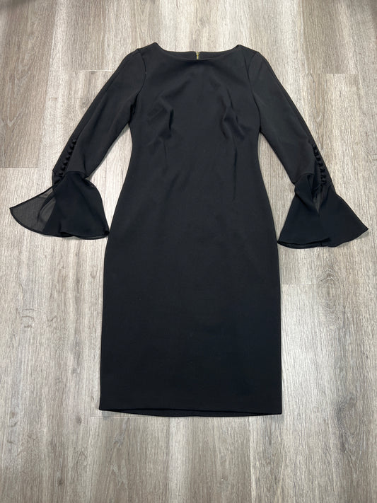 Dress Work By Calvin Klein In Black, Size: S