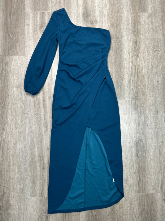 Dress Party Midi By Clothes Mentor In Teal, Size: S