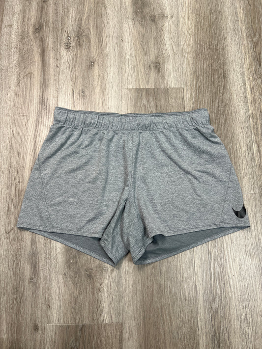 Athletic Shorts By Nike Apparel In Grey, Size: L