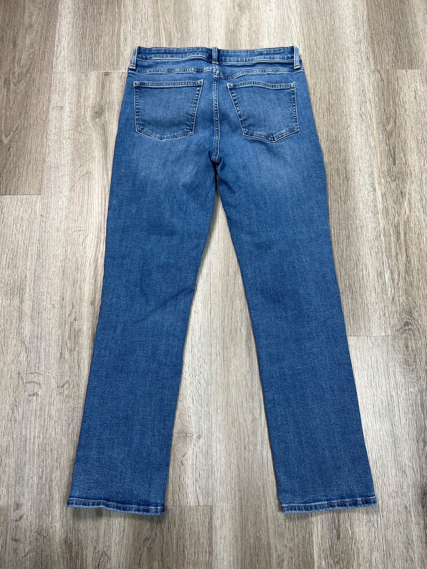 Jeans Straight By Gap In Blue Denim, Size: 8