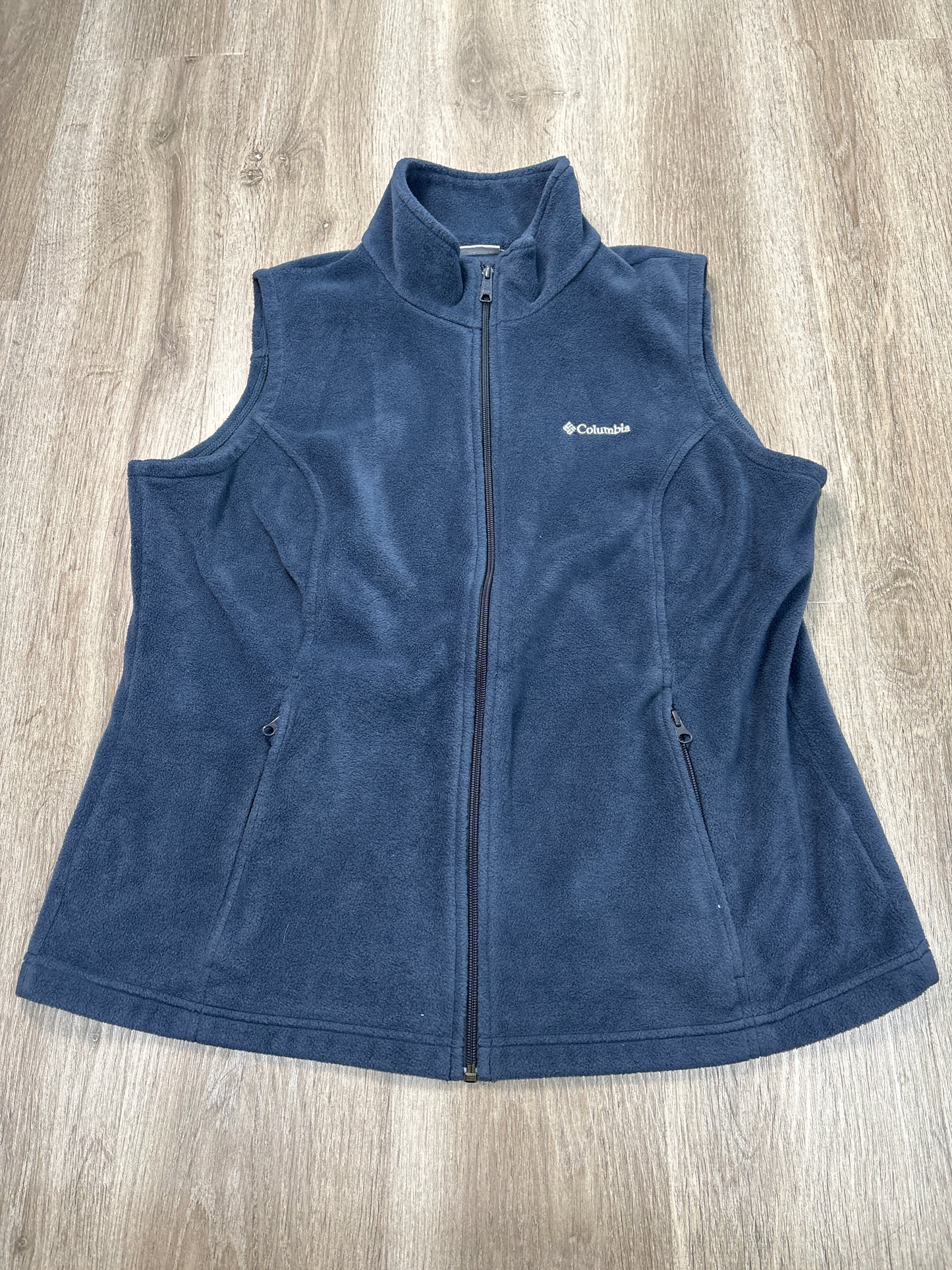 Vest Fleece By Columbia In Blue, Size: 1x