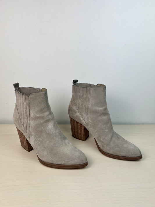 Boots Ankle Heels By Marc Fisher In Beige, Size: 8.5