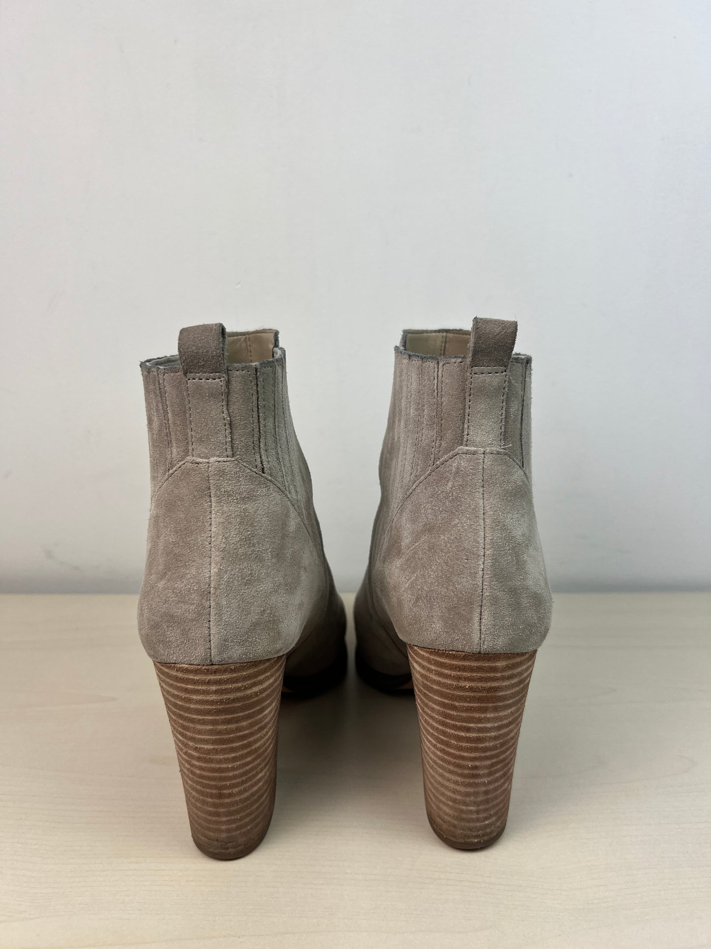 Boots Ankle Heels By Marc Fisher In Beige, Size: 8.5