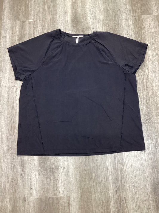 Athletic Top Short Sleeve By Athleta In Black, Size: Xl