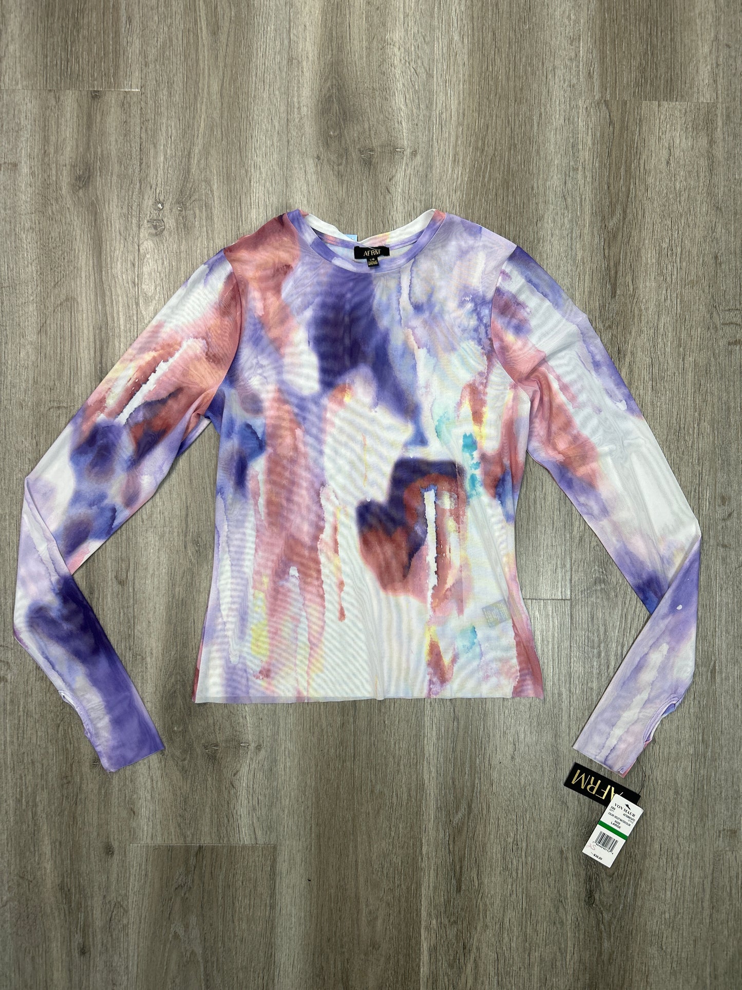 Top Long Sleeve By Clothes Mentor In Multi-colored, Size: L