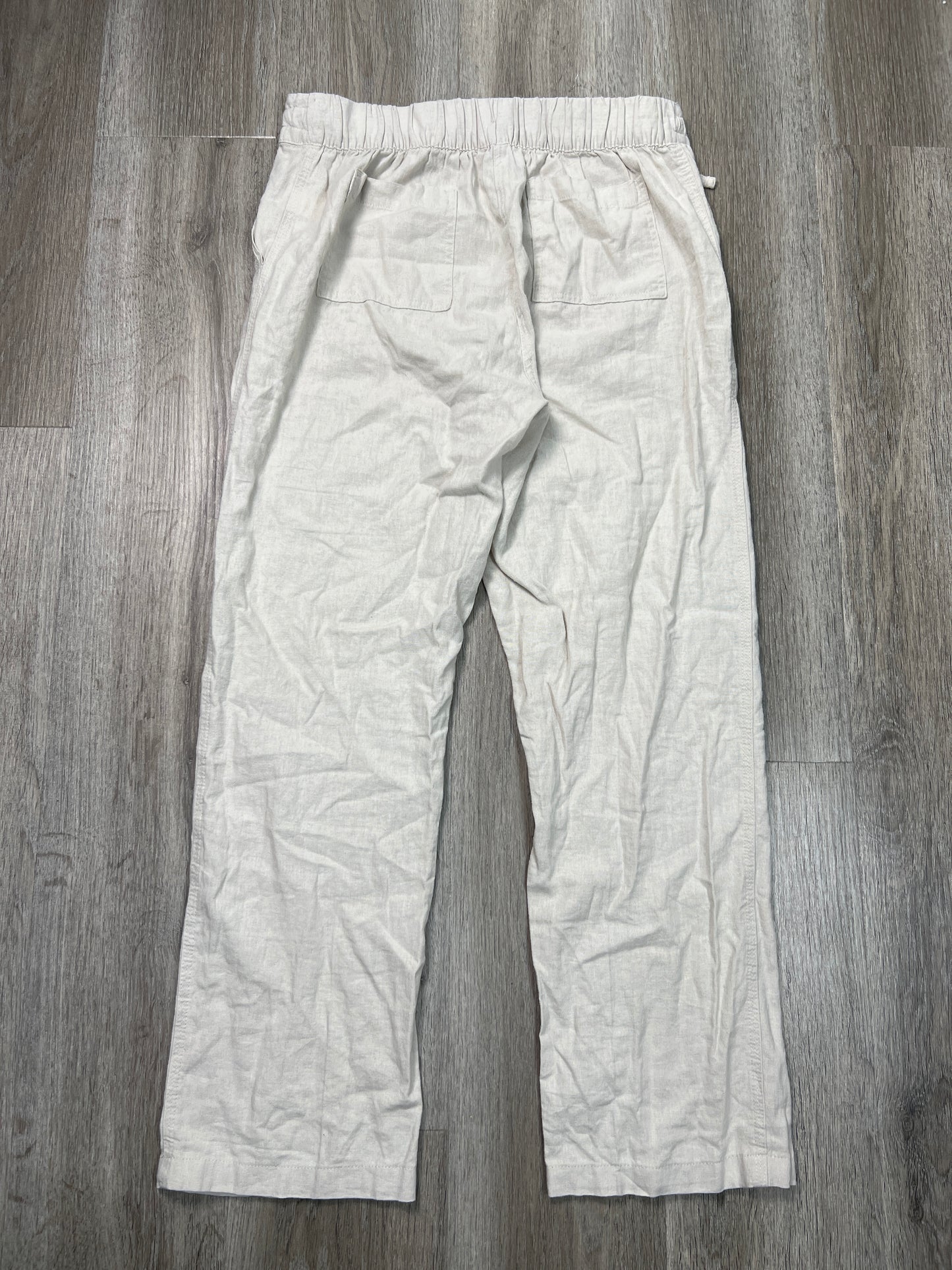 Pants Linen By Per Se In Tan, Size: M