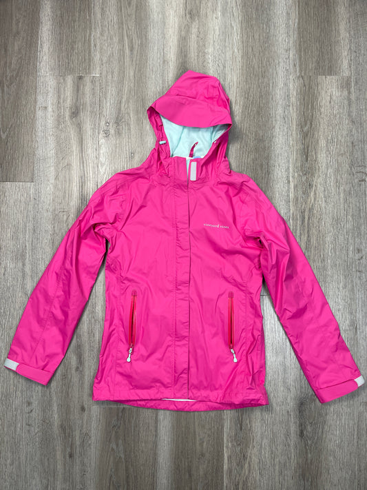 Jacket Windbreaker By Vineyard Vines In Pink, Size: Xxs