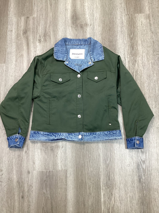 Jacket Denim By Juicy Couture In Green, Size: M