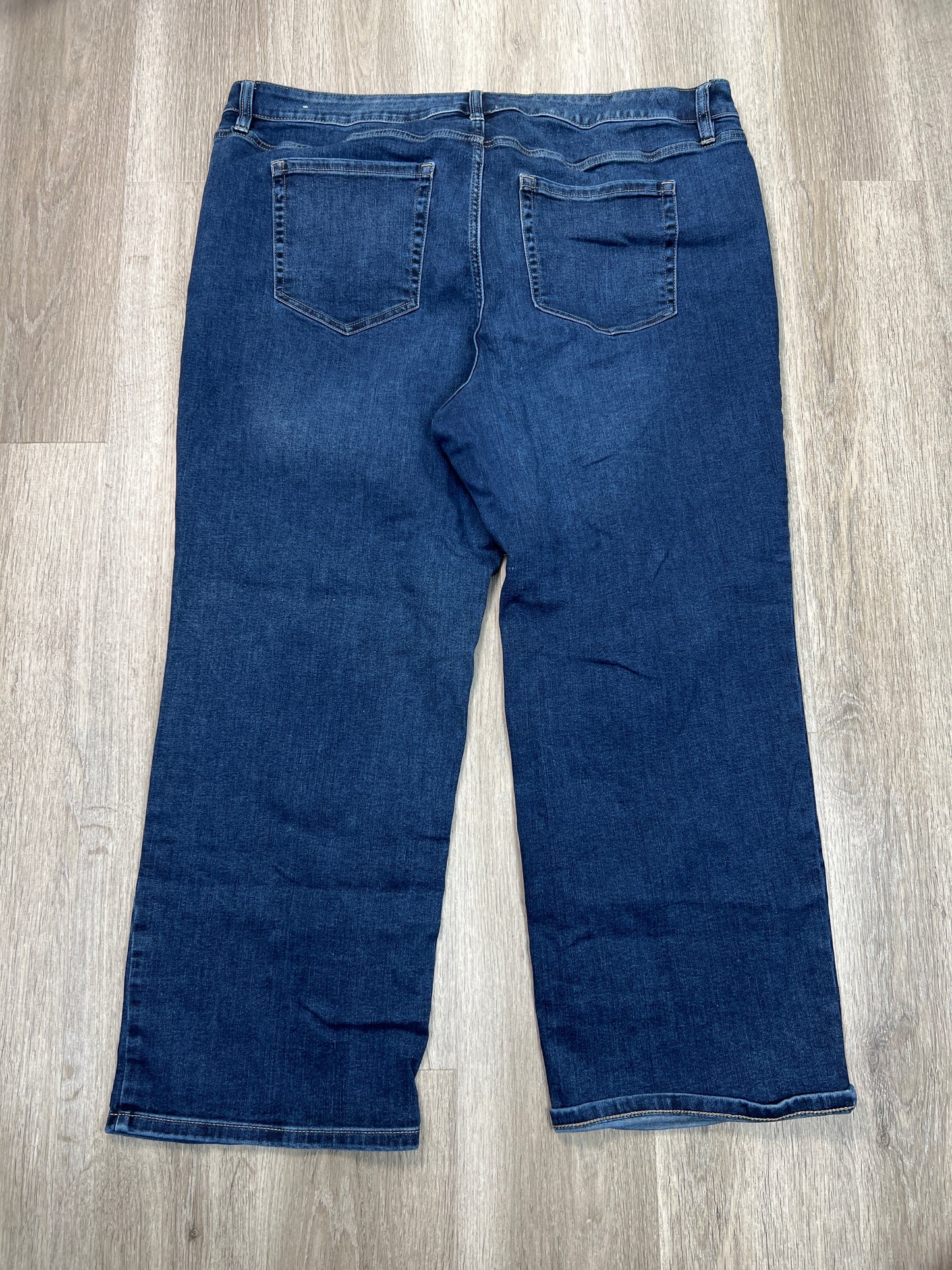 Jeans Straight By Lane Bryant In Blue Denim, Size: 24