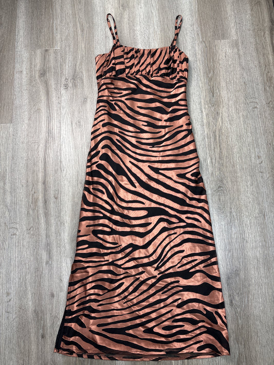 Dress Casual Midi By Hutch In Animal Print, Size: S