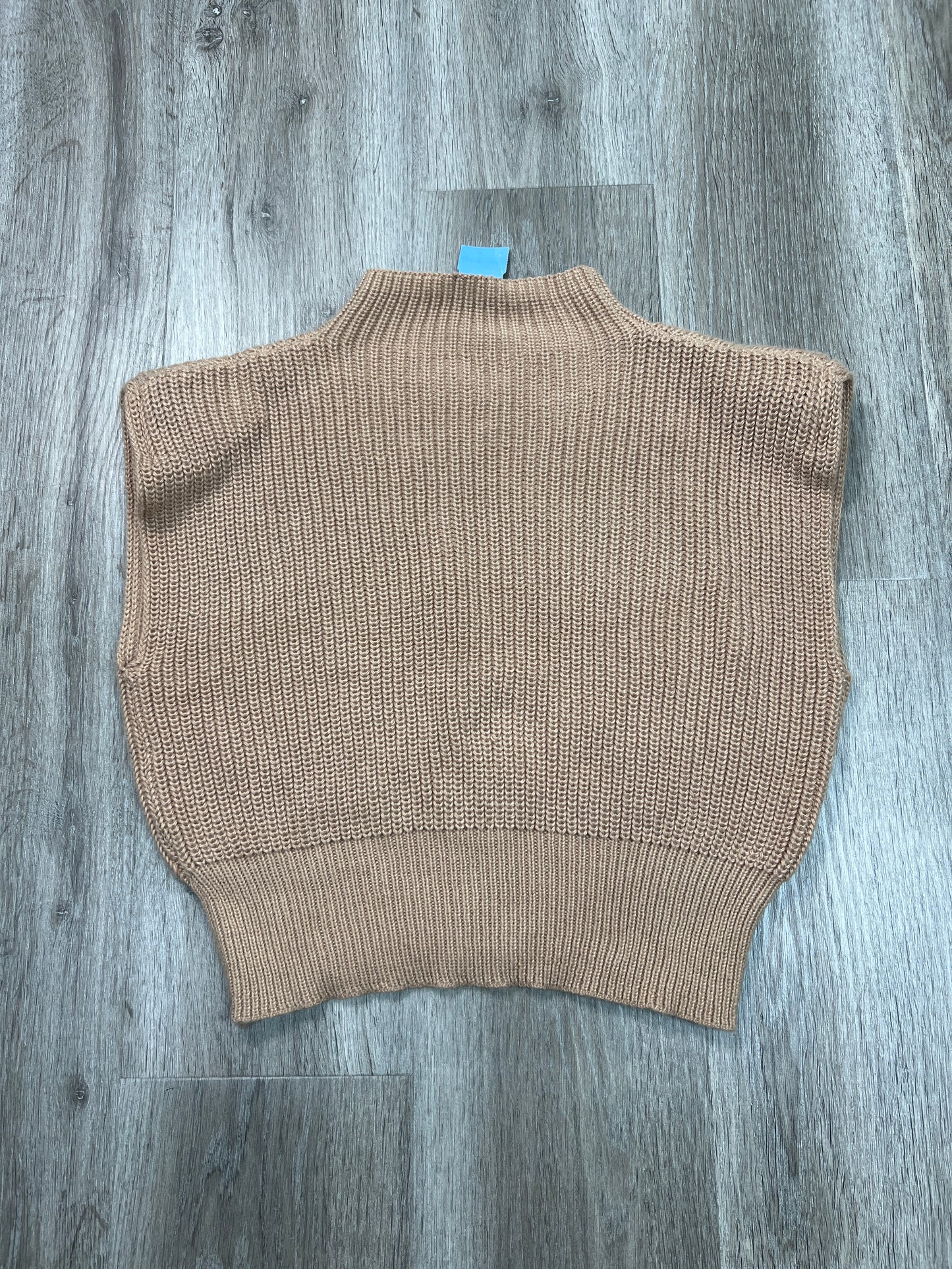 Vest Sweater By CIDER In Tan, Size: S