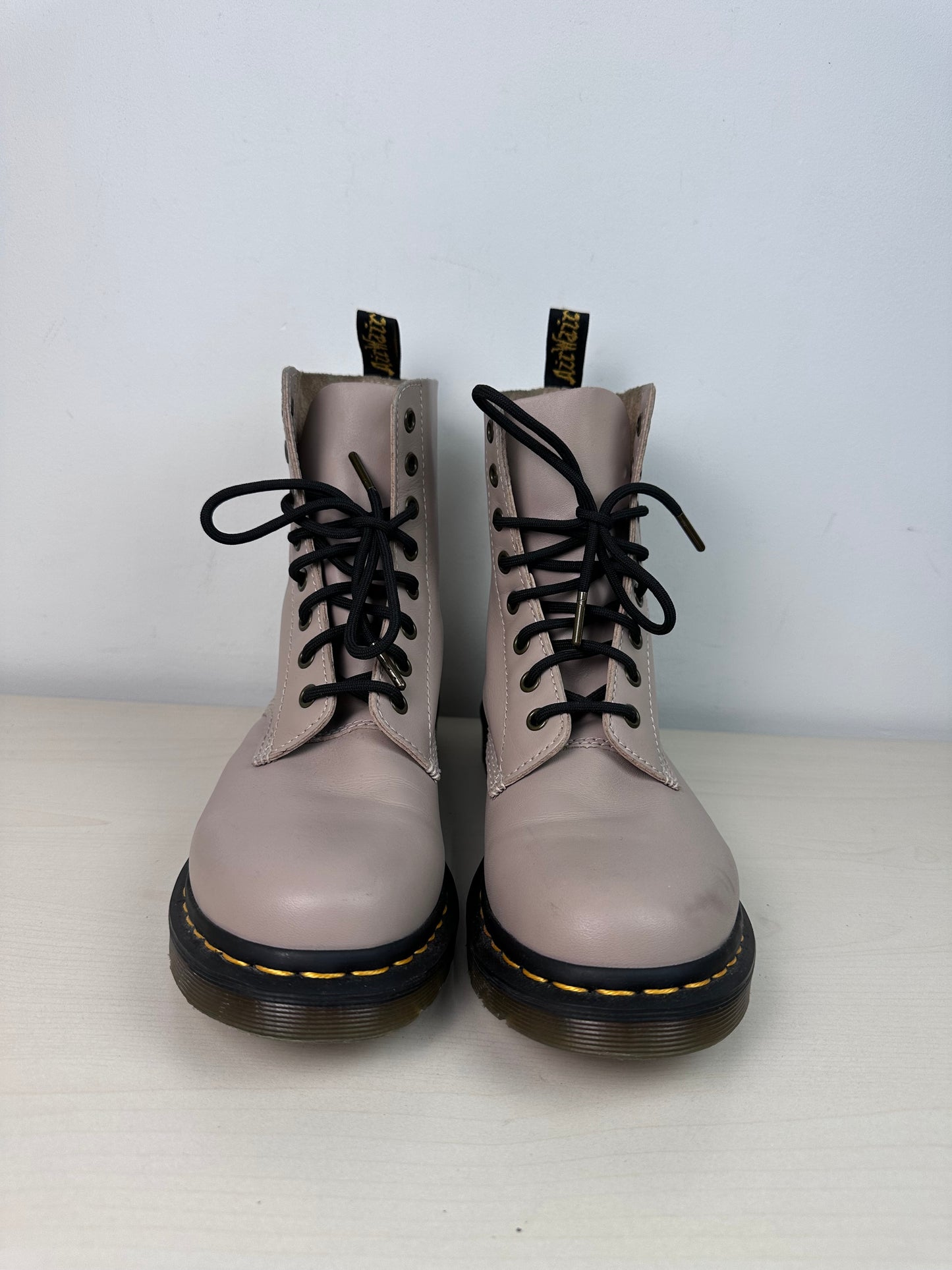 Boots Combat By Dr Martens In Tan, Size: 9