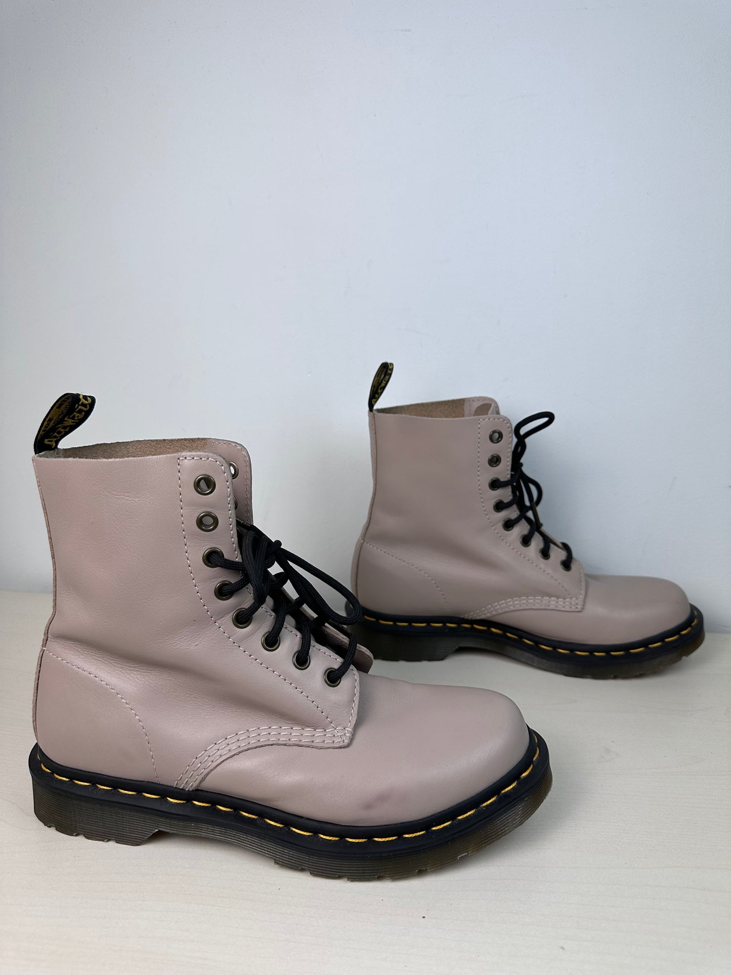 Boots Combat By Dr Martens In Tan, Size: 9