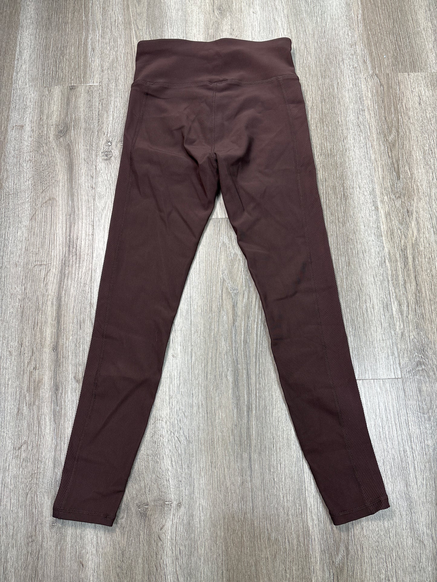 Athletic Leggings By Kyodan In Brown, Size: M