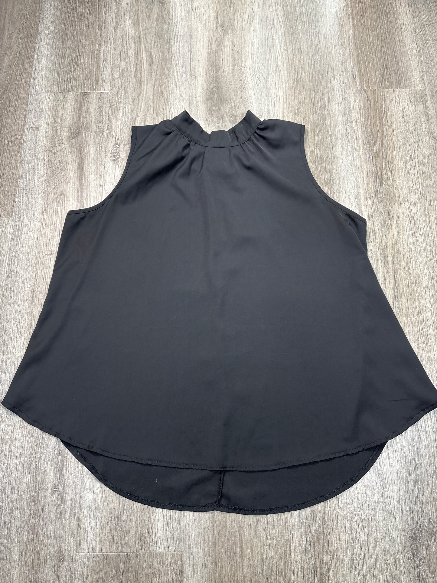 Blouse Short Sleeve By Shein In Black, Size: 2x