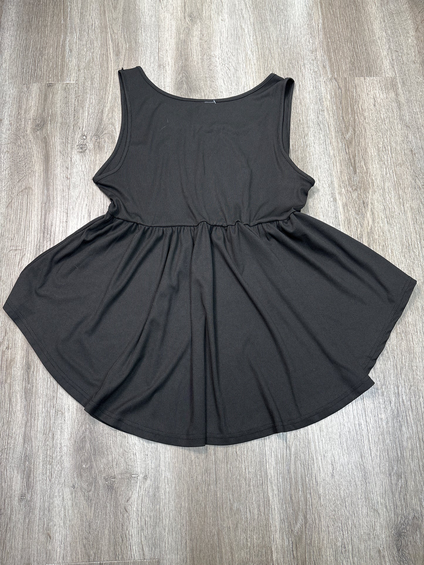 Tank Top By Clothes Mentor In Black, Size: 2x