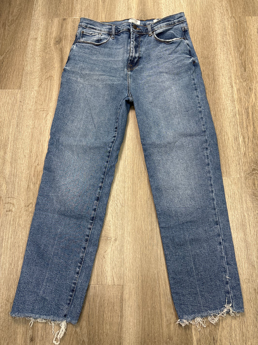 Jeans Straight By Kensie In Blue Denim, Size: 10