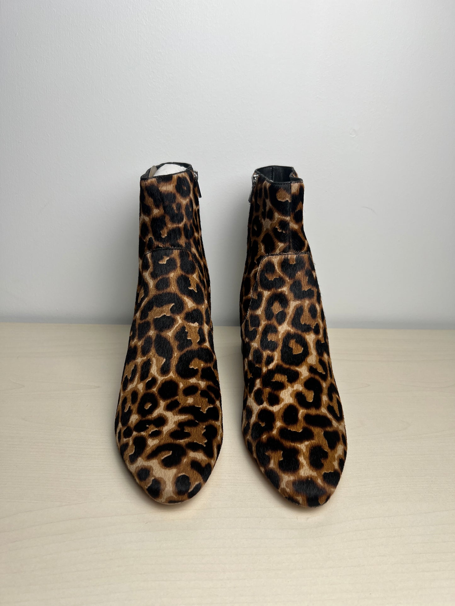 Boots Ankle Heels By Loeffler Randall In Animal Print, Size: 9.5