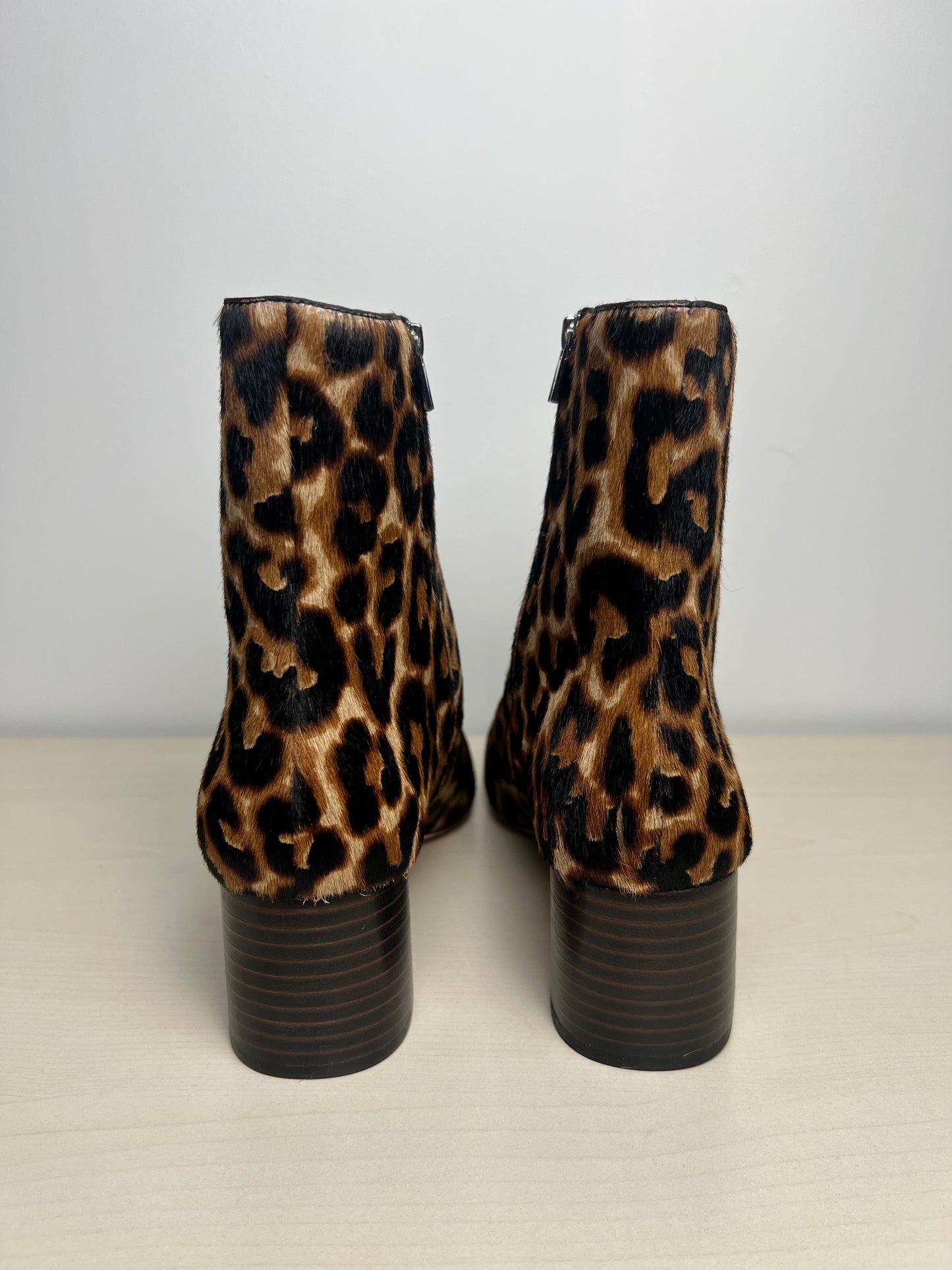 Boots Ankle Heels By Loeffler Randall In Animal Print, Size: 9.5