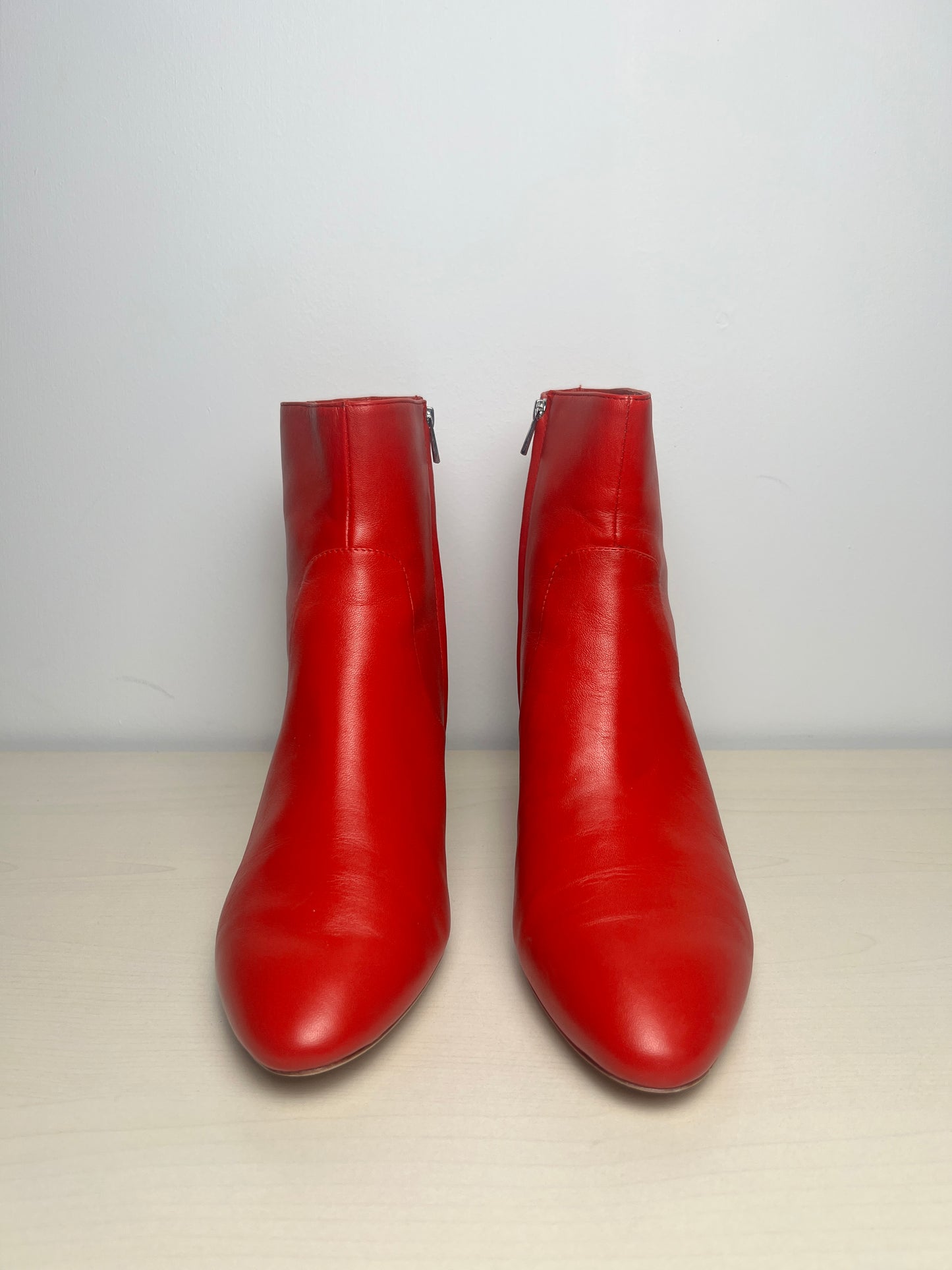 Boots Ankle Heels By Loeffler Randall In Red, Size: 9.5